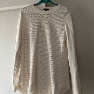 Women’s Stylish White Knit Sweater